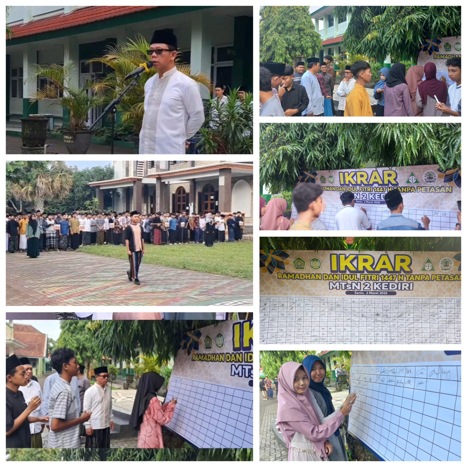 IKRAR SISWA RAMADHAN DAN IDHUL FITRI TANPA PETASAN