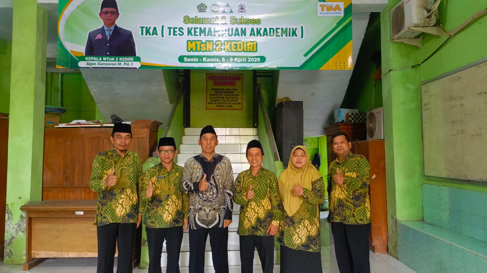 MONETORING TKA DI MTsN 2 KEDIRI