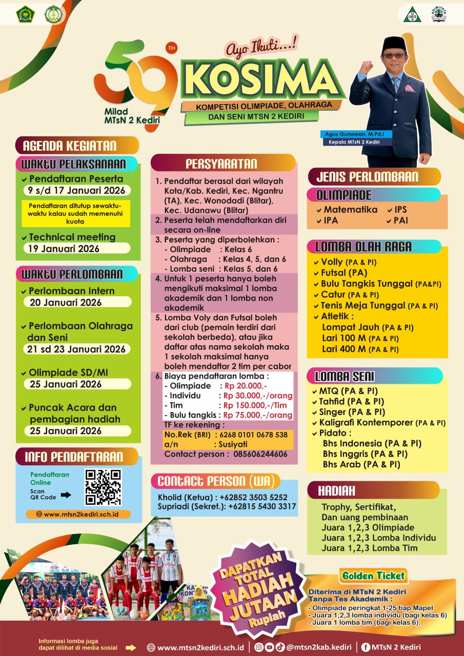 MILAD KE-59 MTsN 2 KEDIRI 2026