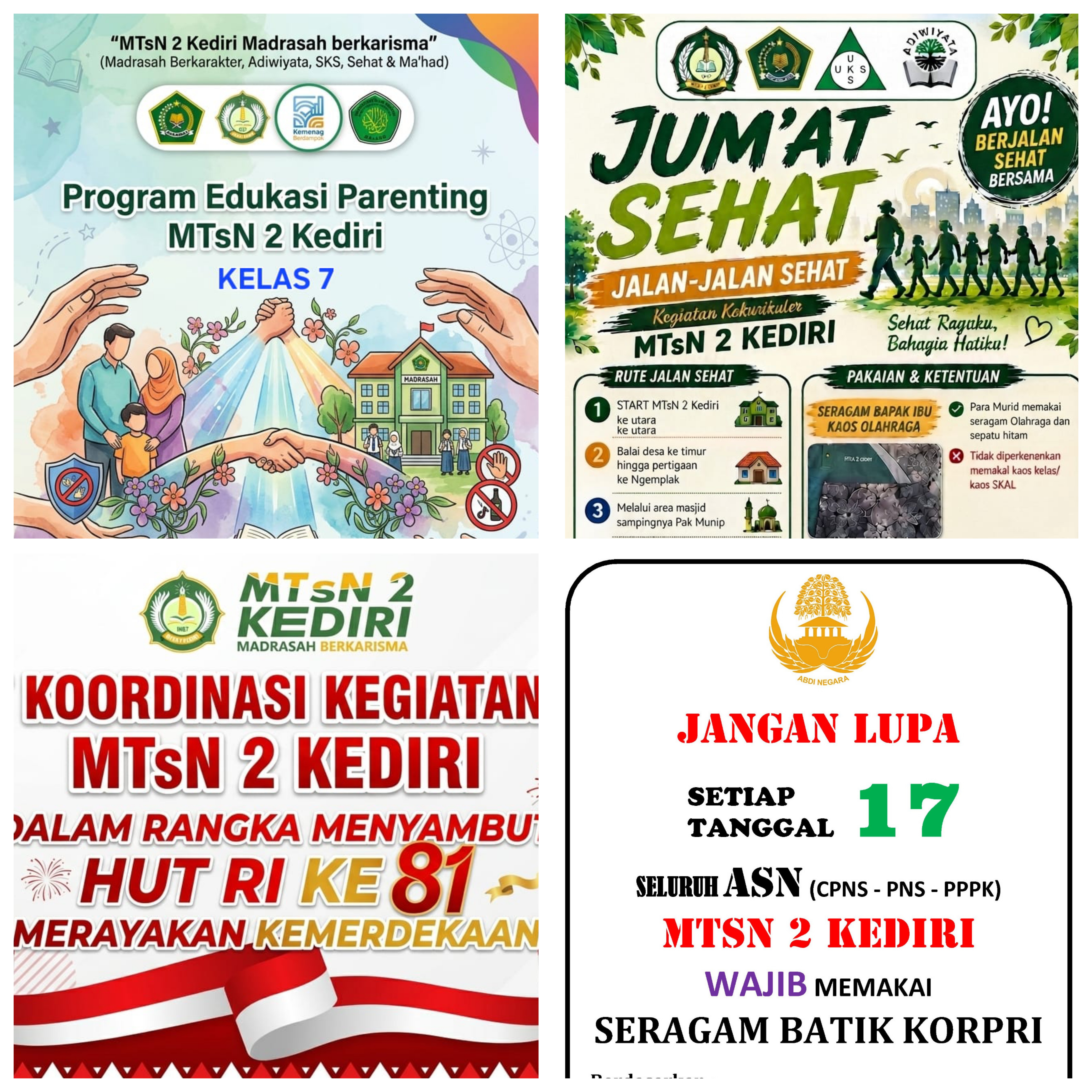 MTsN 2 Kediri : Madrasah Berkarisma