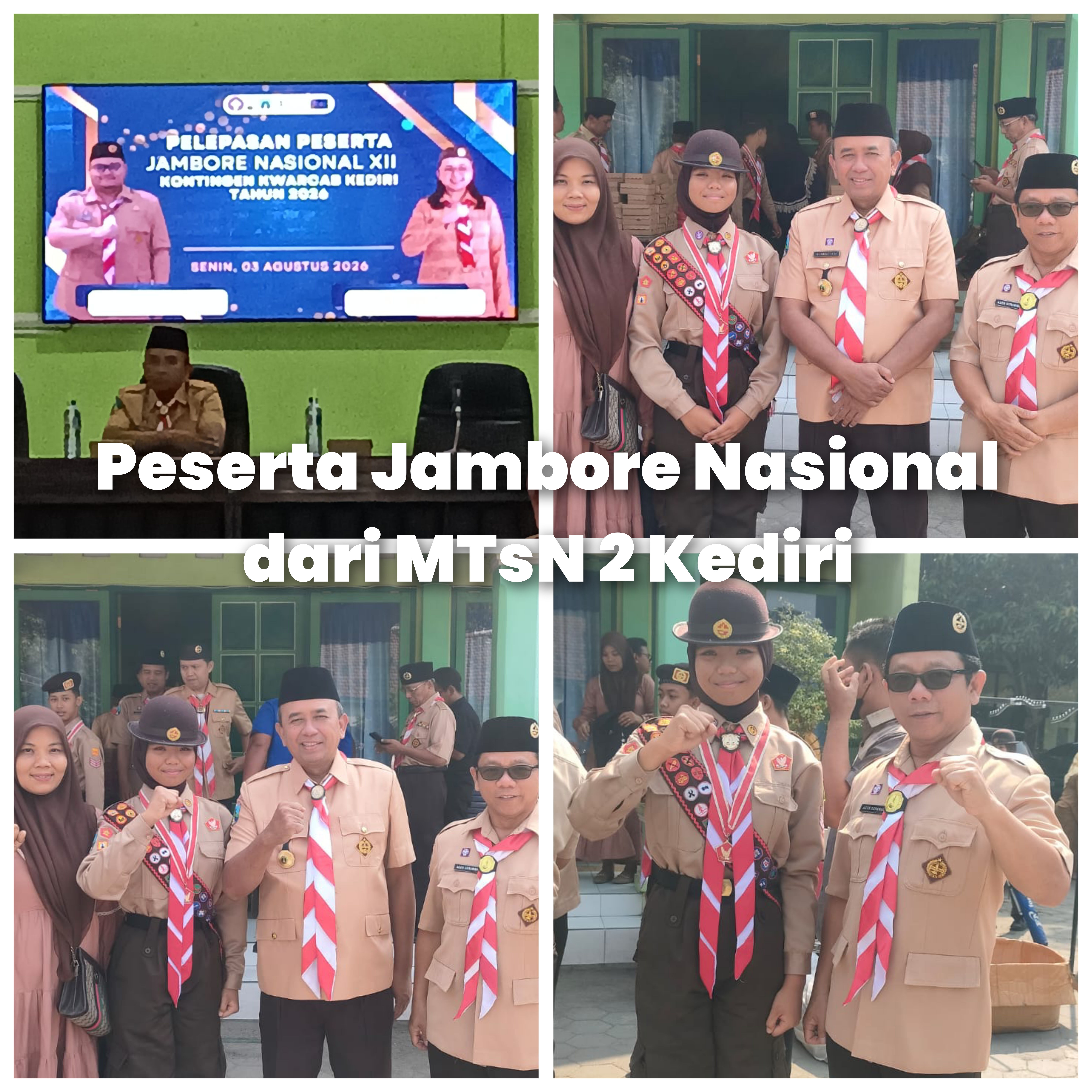 PESERTA JAMBORE NASIONAL MTsN 2 KEDIRI
